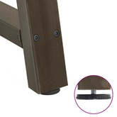 Nogi do stolika kawowego w kształcie litery A 2 szt. 38x(42-43) cm Stal