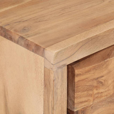 vidaXL Szafka pod TV, 120x30x42 cm, drewno akacjowe, naturalna krawędź