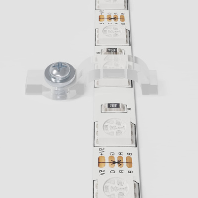 Taśma LED 12 pcs Czarny i przezroczysty 2500 mm Miedź i plastik