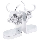 Podpórki do książek 2 pcs Srebrny 17 x 15 x 27 cm Aluminium