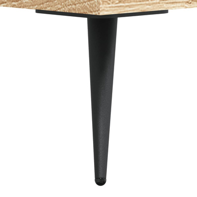 vidaXL Biurko, dąb sonoma, 140x50x75 cm, materiał drewnopochodny