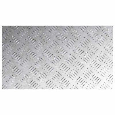 Stopień Prostokątny 2 pcs Srebrny 70 x 40 cm Aluminium