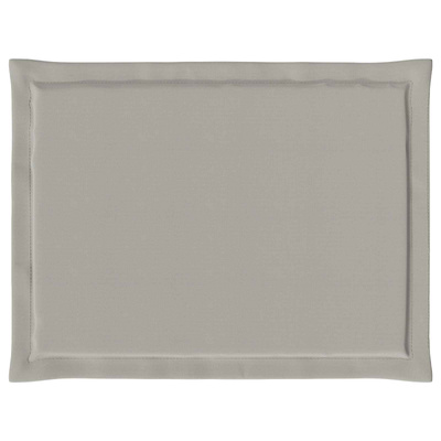Poduszki na siedziska 4 pcs jasnoszary 47 x 36 x 2 cm Poliester