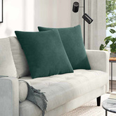 Poduszki na sofę 2 pcs Ciemna zieleń 80 x 80 cm