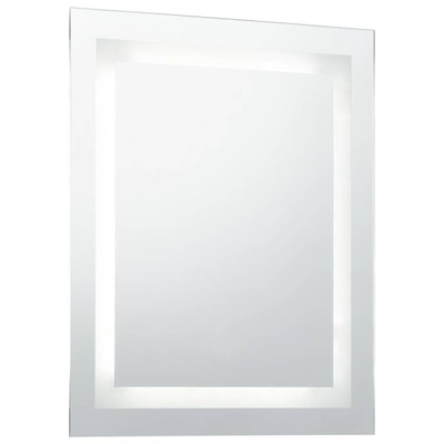 vidaXL Ścienne lustro łazienkowe z LED i czujnikiem dotykowym 60x80 cm
