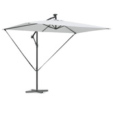 Parasol plażowy Ze LED Lights piaskowy 294 x 200 x 270 cm