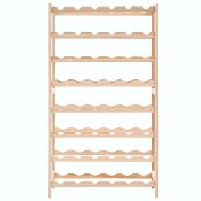 vidaXL Stojak na wino z drewna cedrowego, 57,5 x 28 x 102 cm