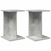 Stojak na rośliny 2 pcs Betonowy Szary 25 x 25,5 x 40,5 cm