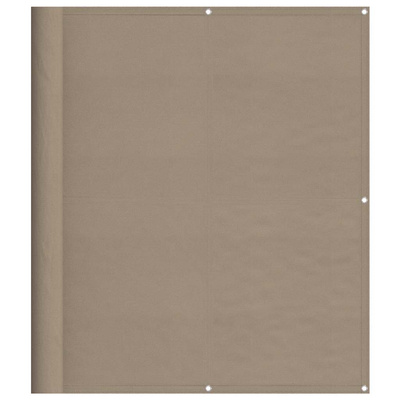 Parawan balkonowy, taupe, 120x700 cm, 100% poliester Oxford