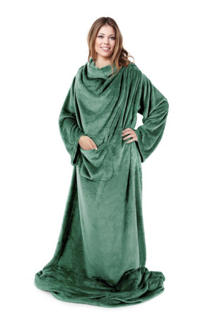 Koc Tony ciemnozielony 150x180