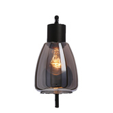 MOLDO lampa kinkiet 1x40W E27 klosz dymiony 21-35097