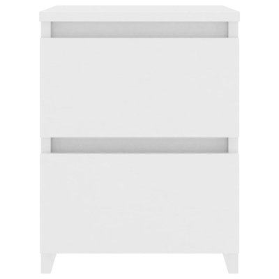 Szafka nocna, biała, 30 x 30 x 40 cm, materiał drewnopochodny