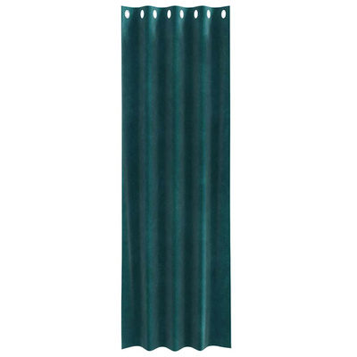 Zasłony zaciemniające 2 pcs Ciemna zieleń 140 x 225 cm Aksamit