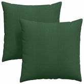 Poduszki na sofę 2 pcs Ciemna zieleń 80 x 80 cm