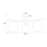 Lampa sufitowa K-5511 z serii IGA