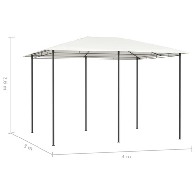 Altana 3x4x2,6 m, kremowa, 160 g/m?