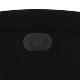 vidaXL Podnoszony fotel masujący, elektryczny, rozkładany, czarny