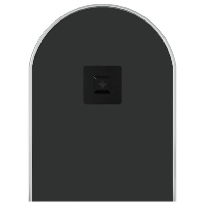 vidaXL Lustro ścienne, srebrne, 60x25 cm, owalne