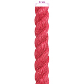 Lina Jutowa 12 mm czerwony 100% juta Tossa
