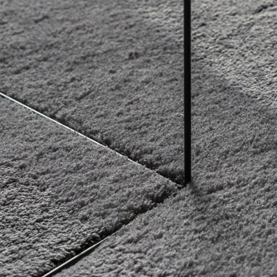 vidaXL Dywan HUARTE z krótkim włosiem, antracytowy, 240x340 cm