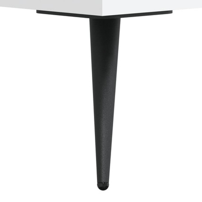 vidaXL Biurko, białe, 140x50x75 cm, materiał drewnopochodny wariant 5