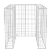 Gabion do osłonięcia kosza na śmieci, 110x100x120 cm