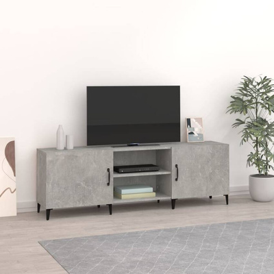 vidaXL Szafka pod TV, szarość betonu, 150x30x50 cm