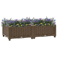 Donica do podniesionej rabaty, 80x40x23 cm, polipropylen