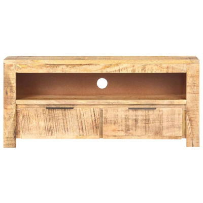 vidaXL Szafka pod TV, 90x30x40 cm, lite, surowe drewno mango