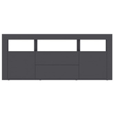 vidaXL Szafka pod TV, szara, 120x30x50 cm, materiał drewnopochodny
