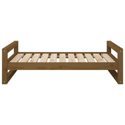 vidaXL Legowisko dla psa, miodowy brąz, 95,5x65,5x28 cm, sosnowe