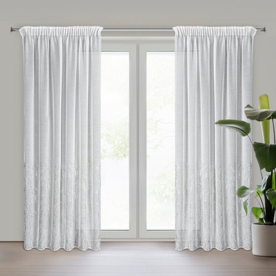 Firana Melia biała 140x270