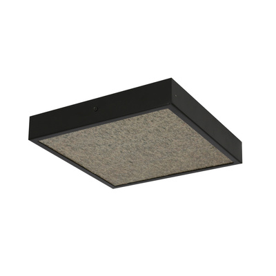 Luxan Lampa sufitowa czarny 28w led 4000k fornir golden