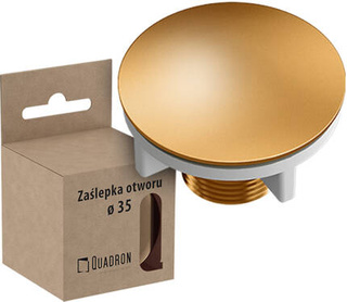 Zaślepka do otworu pod baterię/dozownik PVD MIEDZIANY Ø 44 mm