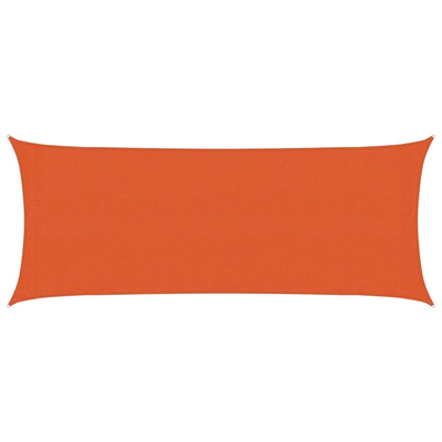 Żagiel przeciwsłoneczny, 160 g/m?, pomarańczowy, 2x4,5 m, HDPE