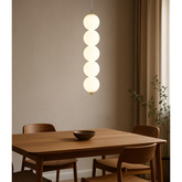 Lampa wisząca Abigali Pontti5 15W złoty/mleczne kule