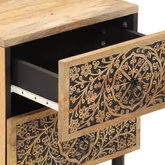 Szafka nocna, 40x33x46 cm, lite drewno mango