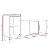 Szafka pod TV, szarość betonu, 100x35x55 cm vidaXL