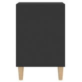 vidaXL Szafka pod TV, czarna, 100x35x55 cm, materiał drewnopochodny