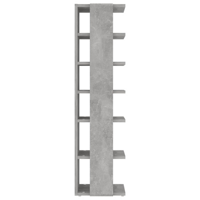 vidaXL Szafka na buty, szarość betonu, 27,5x27x102 cm