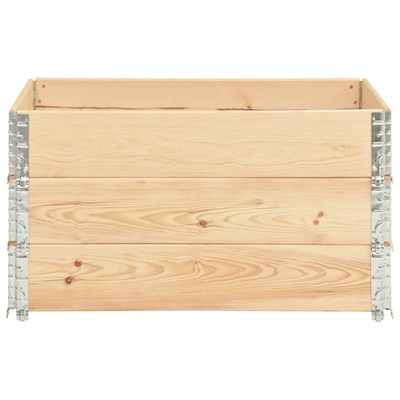 Podniesione grządki, 3 szt., 50x100 cm, lite drewno sosnowe