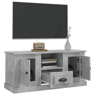 Szafka pod TV, szarość betonu, 100x35,5x45 cm vidaXL
