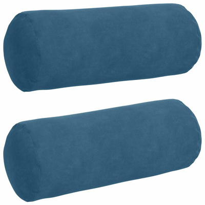 Poduszki Wałkowe 2 pcs Niebieski ? 15 x 40 cm