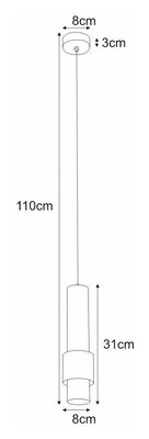 Lampa wisząca K-4713 z serii NIKOS KAJA