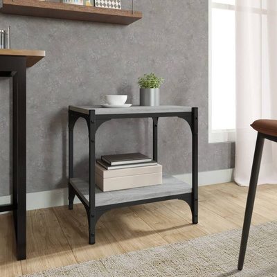 vidaXL Szafka pod TV, szary dąb sonoma, 40x33x41 cm