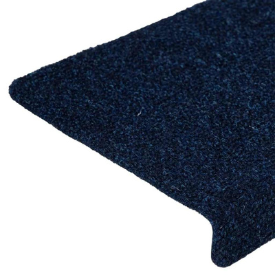 Maty na schody samoprzylepne 15 szt. 65x21x4 cm Granatowe prostokątne krawędzie