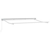 Rama markizy Z regulacją Biały 3,5 x 2 m Stal