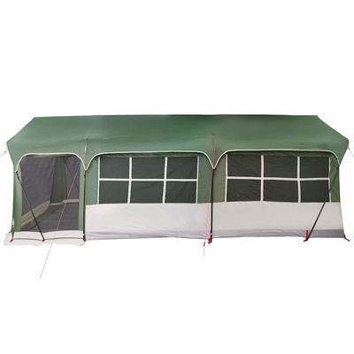 Namiot rodzinny 620 x 322 x 240 cm Poliester Zielony i Biały