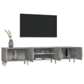 Szafka pod TV, szarość betonu, 180x31,5x40 cm vidaXL