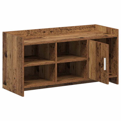 Szafka na buty z drzwiami Stare drewno 100 x 39,5 x 51 cm